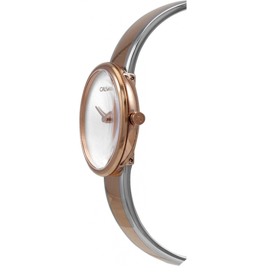 Calvin Klein Seduce Silver Dial Two Tone Steel Strap Watch for Women - K4E2N61X Buy Now By Calvin Klein