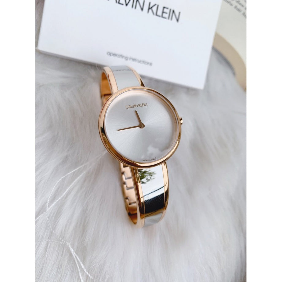 Calvin Klein Seduce Silver Dial Two Tone Steel Strap Watch for Women - K4E2N61Y Buy Now By Calvin Klein
