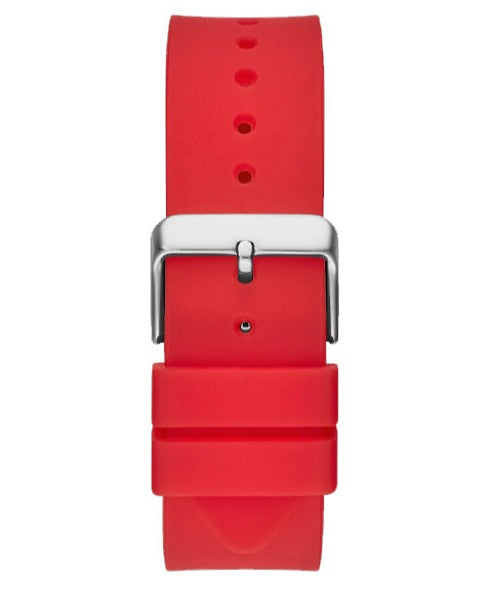 Guess Phoenix Multifunction Black Dial Red Rubber Strap Watch for Men - GW0203G5 Buy Now By Guess
