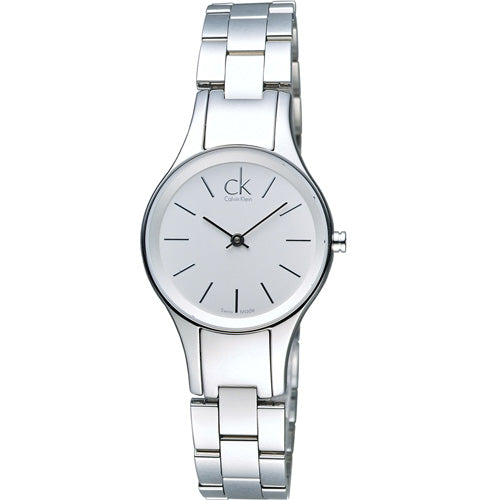 Calvin Klein Simplicity White Dial Silver Steel Strap Watch for Women - K4323126 Buy Now By Calvin Klein