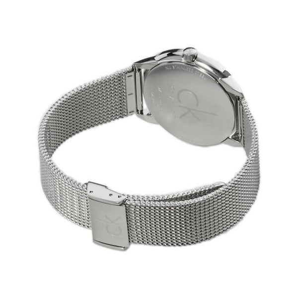Calvin Klein Minimal Black Dial Silver Mesh Bracelet Watch for Women - K3M52151 Buy Now By Calvin Klein