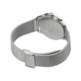 Calvin Klein Minimal Black Dial Silver Mesh Bracelet Watch for Women - K3M52151 Buy Now By Calvin Klein