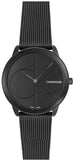 Calvin Klein Minimal Black Dial Black Mesh Bracelet Watch for Women - K3M524B1 Buy Now By Calvin Klein