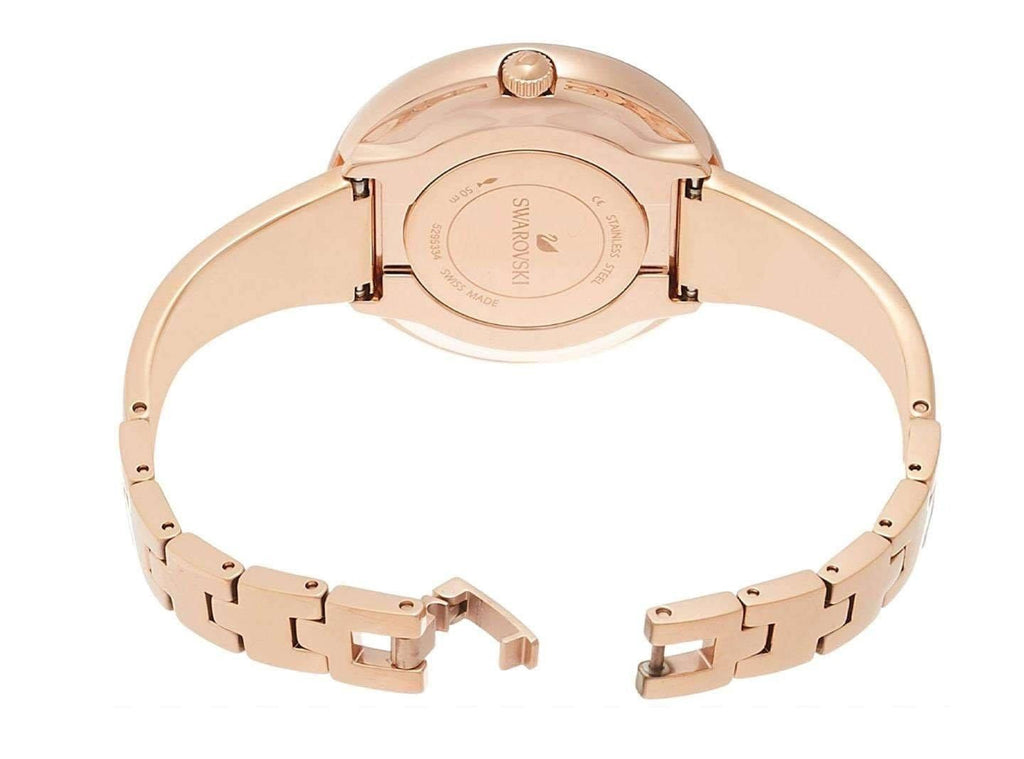 Swarovski Crystalline Bracelet White Dial Rose Gold Steel Strap Watch for Women - 5269250 Buy Now By Swarovski