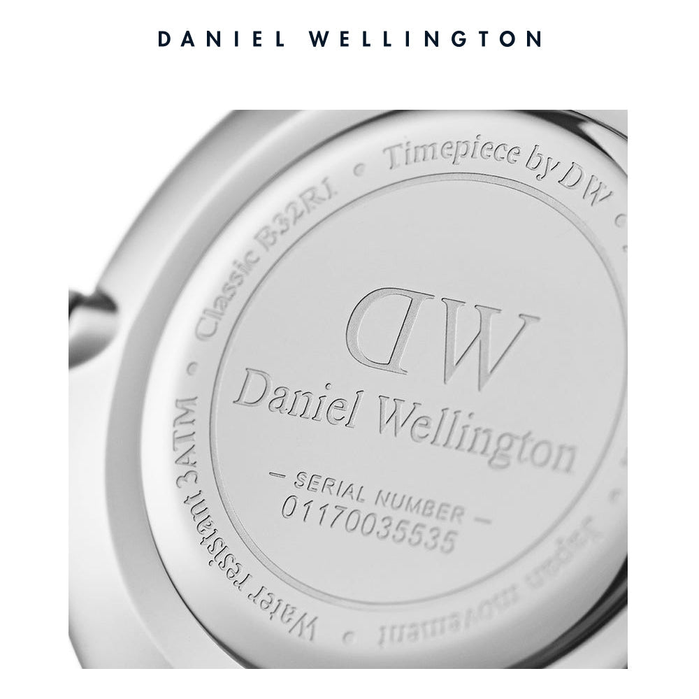 Daniel Wellington Classic Petite Reading White Dial Black Leather Strap Watch For Women - DW00100185 Buy Now By Daniel Wellington