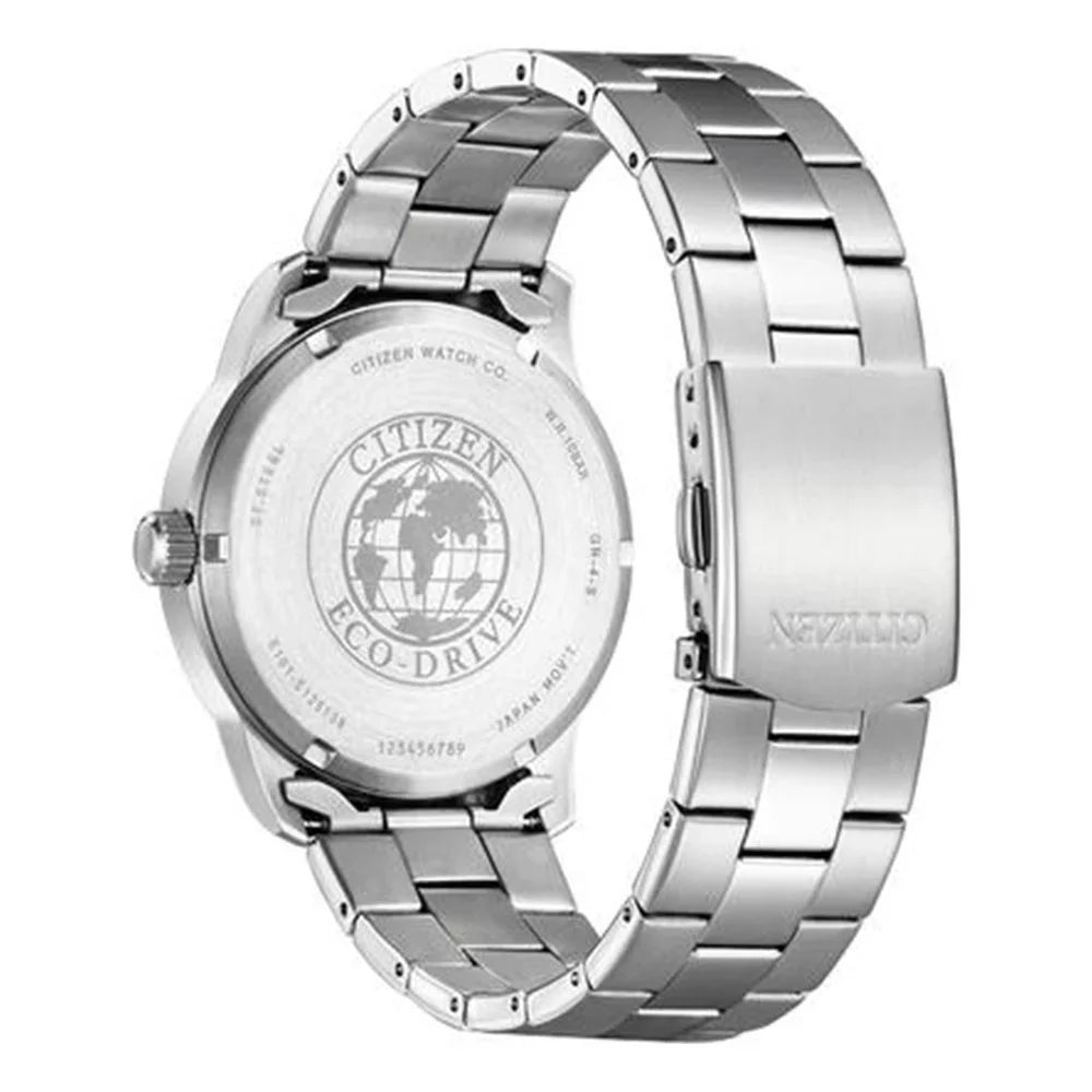 Citizen Eco Drive Chronograph Black Dial Silver Steel Strap Watch For Men - CA0690-88E Buy Now By Citizen