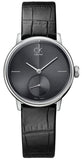 Calvin Klein Accent Black Dial Black Leather Strap Watch for Women - K2Y231C3 Buy Now By Calvin Klein