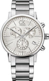 Calvin Klein Post Minimal White Dial Silver Steel Strap Watch for Men - K7627126 Buy Now By Calvin Klein