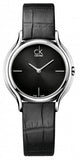 Calvin Klein Skirt Black Dial Black Leather Strap Watch for Women - K2U231C1 Buy Now By Calvin Klein
