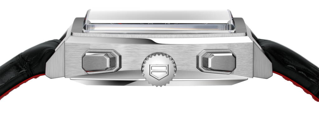 Tag Heuer Monaco Calibre 12 Final Edition Chronograph Grey Dial Black Leather Strap Watch for Men - CAW211J.FC6476 Buy Now By Tag Heuer