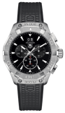 Tag Heuer Aquaracer Chronograph Black Dial Black Rubber Strap Watch for Men - CAY1110.FT6041 Buy Now By Tag Heuer