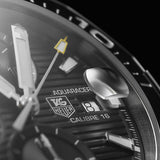 Tag Heuer Aquaracer Automatic Chronograph Black Dial Black Nylon Strap Watch for Men - CAY211A.FC6361 Buy Now By Tag Heuer