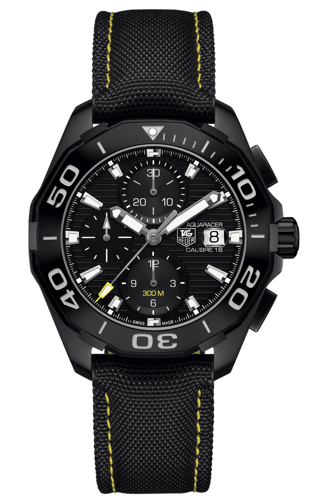 Tag Heuer Aquaracer PVD Black Dial Watch for Men - CAY218A.FC6361 Buy Now By Tag Heuer