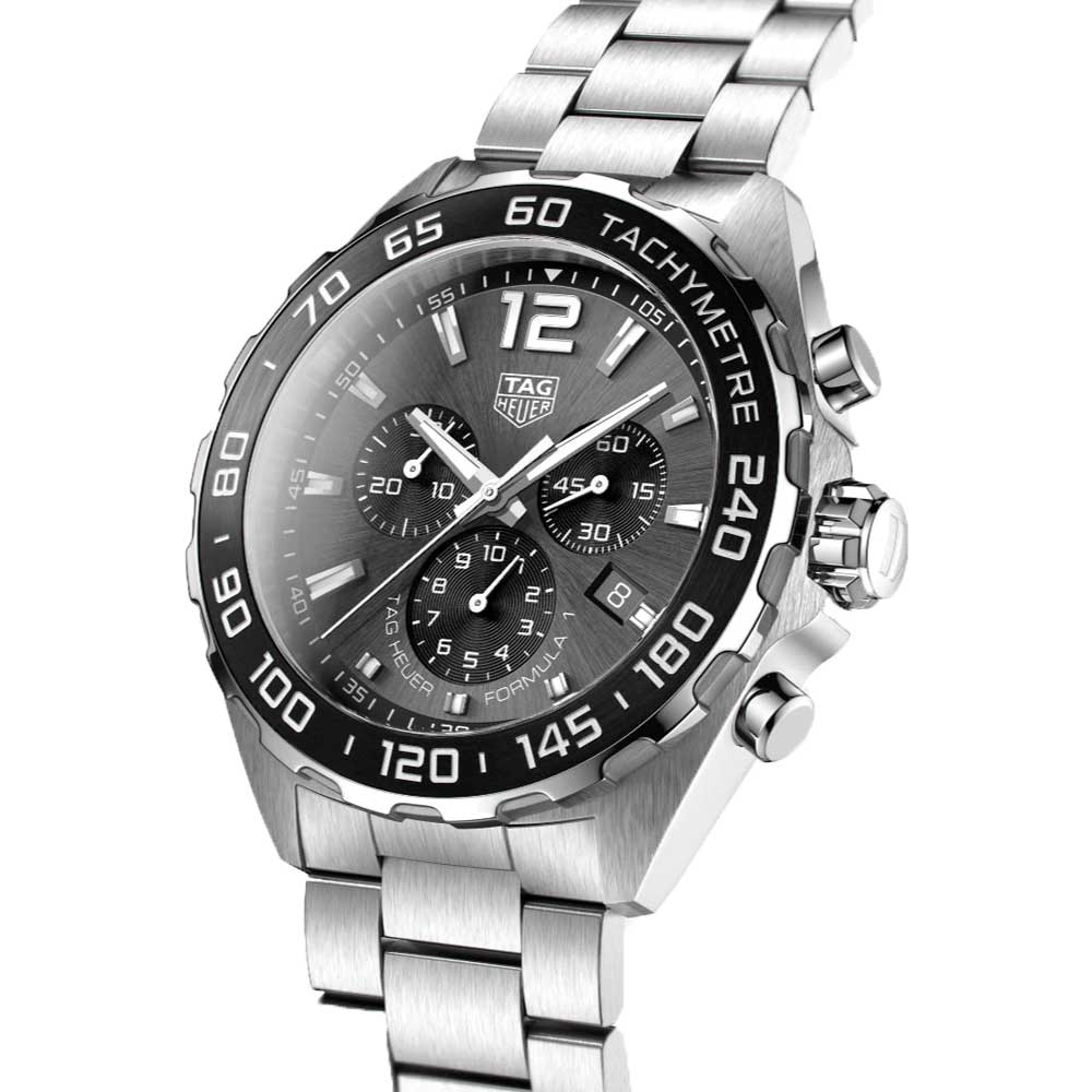 Tag Heuer Formula 1 Anthracite Dial Silver Steel Strap Watch for Men - CAZ1011.BA0842 Buy Now By Tag Heuer