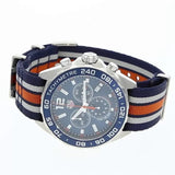 Tag Heuer Formula 1 Quartz Chronograph Blue Dial Two Tone NATO Strap Watch for Men - CAZ1010.FC8196 Buy Now By Tag Heuer