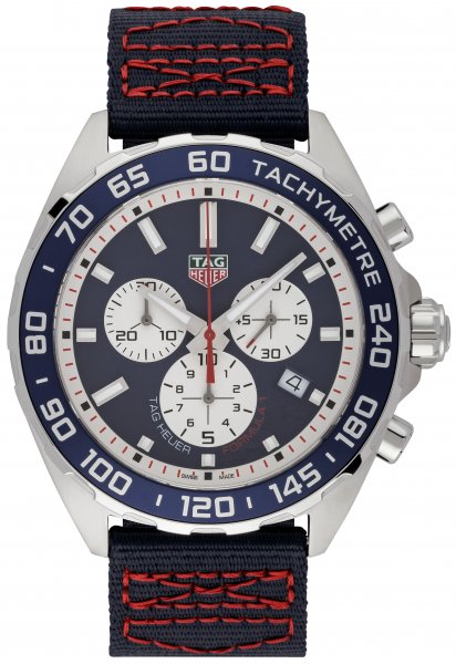 Tag Heuer Formula 1 Redbull Edition Chronograph Blue Dial Blue NATO Strap Watch for Men - CAZ1018.FC8213 Buy Now By Tag Heuer