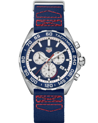 Tag Heuer Formula 1 Redbull Edition Chronograph Blue Dial Blue NATO Strap Watch for Men - CAZ1018.FC8213 Buy Now By Tag Heuer
