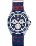 Tag Heuer Formula 1 Redbull Edition Chronograph Blue Dial Blue NATO Strap Watch for Men - CAZ1018.FC8213 Buy Now By Tag Heuer