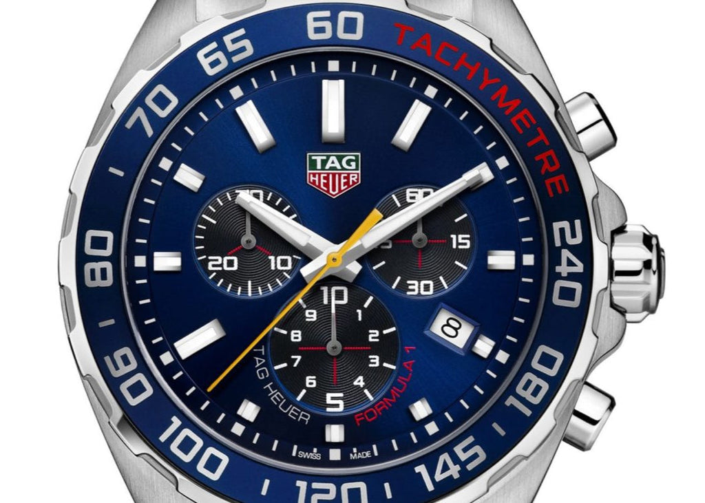 Tag Heuer Formula 1 Aston Martin Red Bull Racing Blue Dial Silver Steel Strap Watch for Men - CAZ101AB.BA0842 Buy Now By Tag Heuer