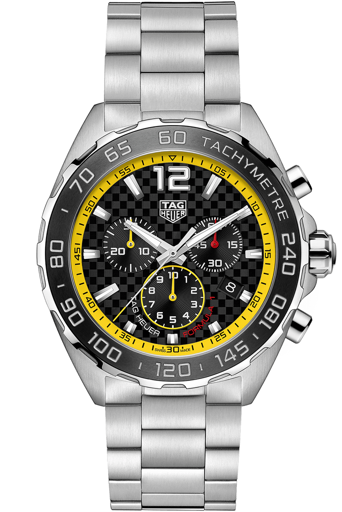 Tag Heuer Formula 1 Chronograph Black Dial Silver Steel Strap Watch for Men- CAZ101AC.BA0842 Buy Now By Tag Heuer