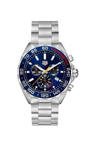 Tag Heuer Formula 1 Red Bull Racing Chronograph Blue Dial Silver Steel Strap Watch for Men - CAZ101AK.BA0842 Buy Now By Tag Heuer