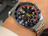 Tag Heuer Formula 1 x Red Bull Racing Chronograph Blue Dial Silver Steel Strap Watch for Men - CAZ101AL.BA0842 Buy Now By Tag Heuer