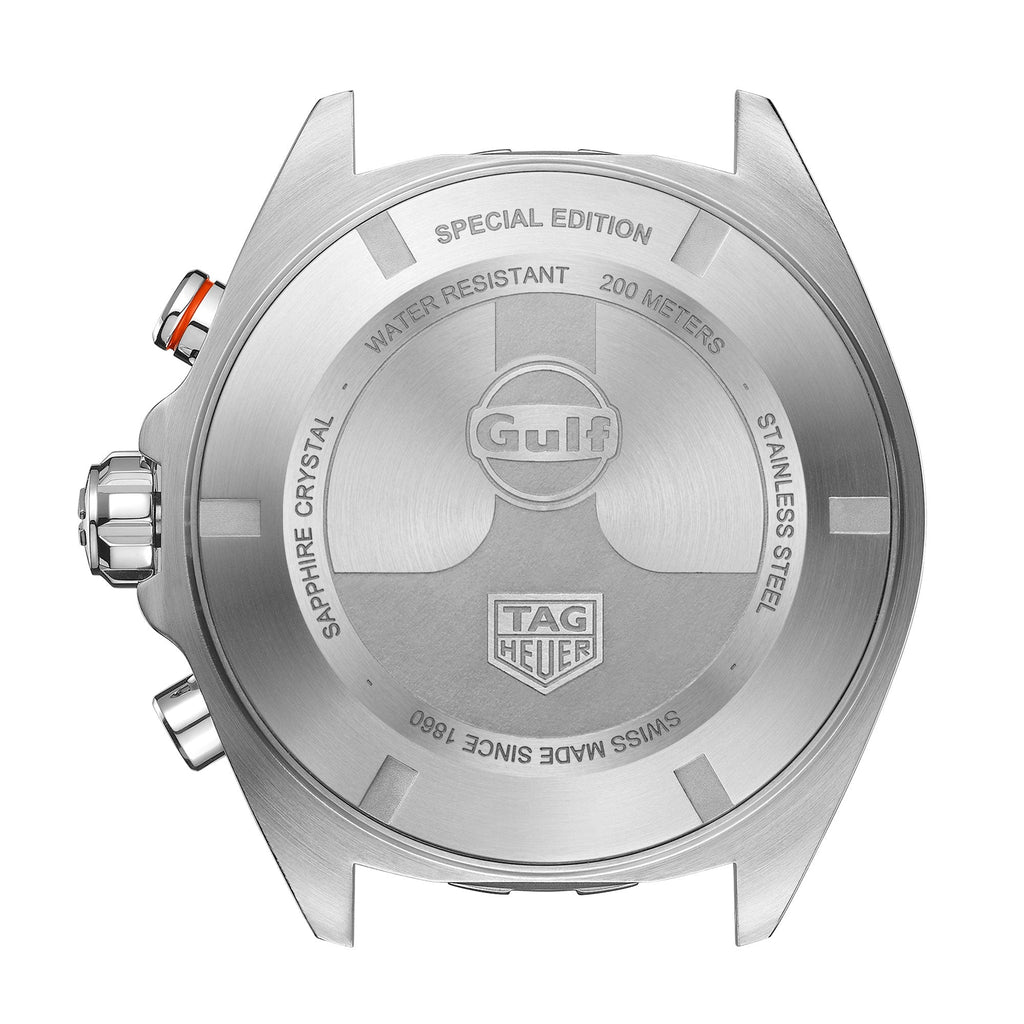 Tag Heuer Formula 1 Gulf Edition Chronograph Blue Dial Silver Steel Strap Watch for Men - CAZ101AT.BA0842 Buy Now By Tag Heuer