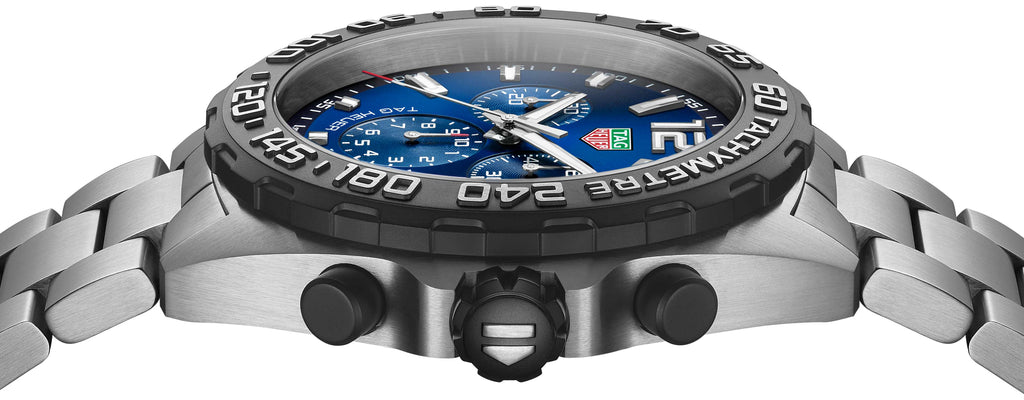 Tag Heuer Formula 1 Chronograph Blue Dial Silver Steel Strap Watch for Men - CAZ101AV.BA0842 Buy Now By Tag Heuer