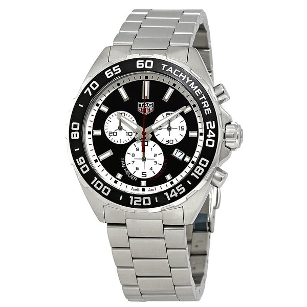 Tag Heuer Formula 1 Chronograph Black Dial Silver Steel Strap Watch for Men - CAZ101E.BA0842 Buy Now By Tag Heuer