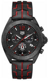 Tag Heuer Formula 1 Manchester United Limited Edition Black Dial Black & Red Rubber Strap Watch for Men - CAZ101J.FT8027 Buy Now By Tag Heuer
