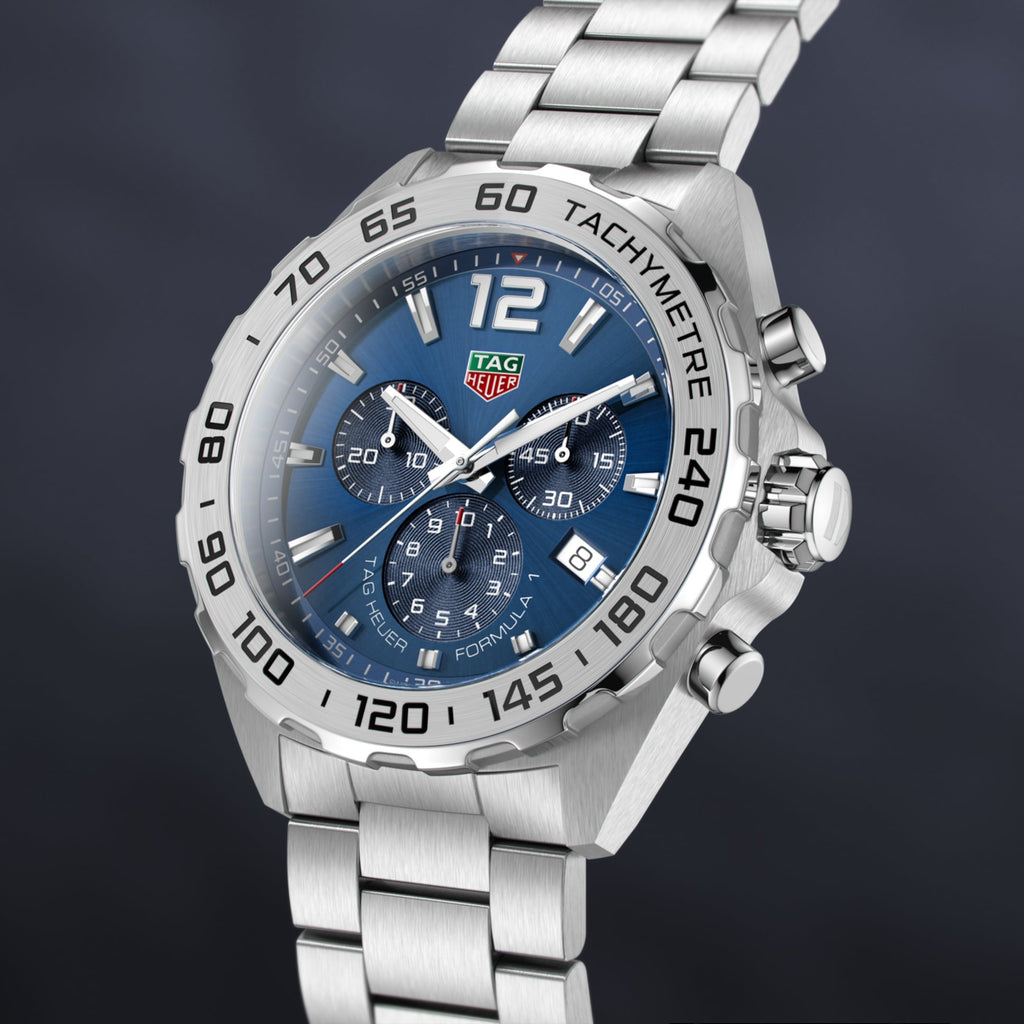 Tag Heuer Formula 1 Chronograph Blue Dial Silver Steel Strap Watch for Men - CAZ101K.BA0842 Buy Now By Tag Heuer