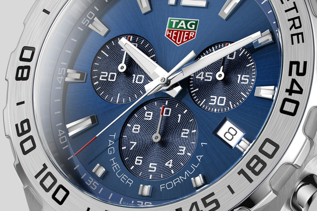Tag Heuer Formula 1 Chronograph Blue Dial Silver Steel Strap Watch for Men - CAZ101K.BA0842 Buy Now By Tag Heuer