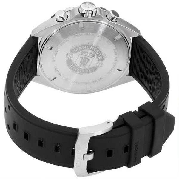 Tag Heuer Formula 1 Manchester United Special Edition Grey Dial Black Silicone Strap Watch for Men - CAZ101M.FT8024 Buy Now By Tag Heuer