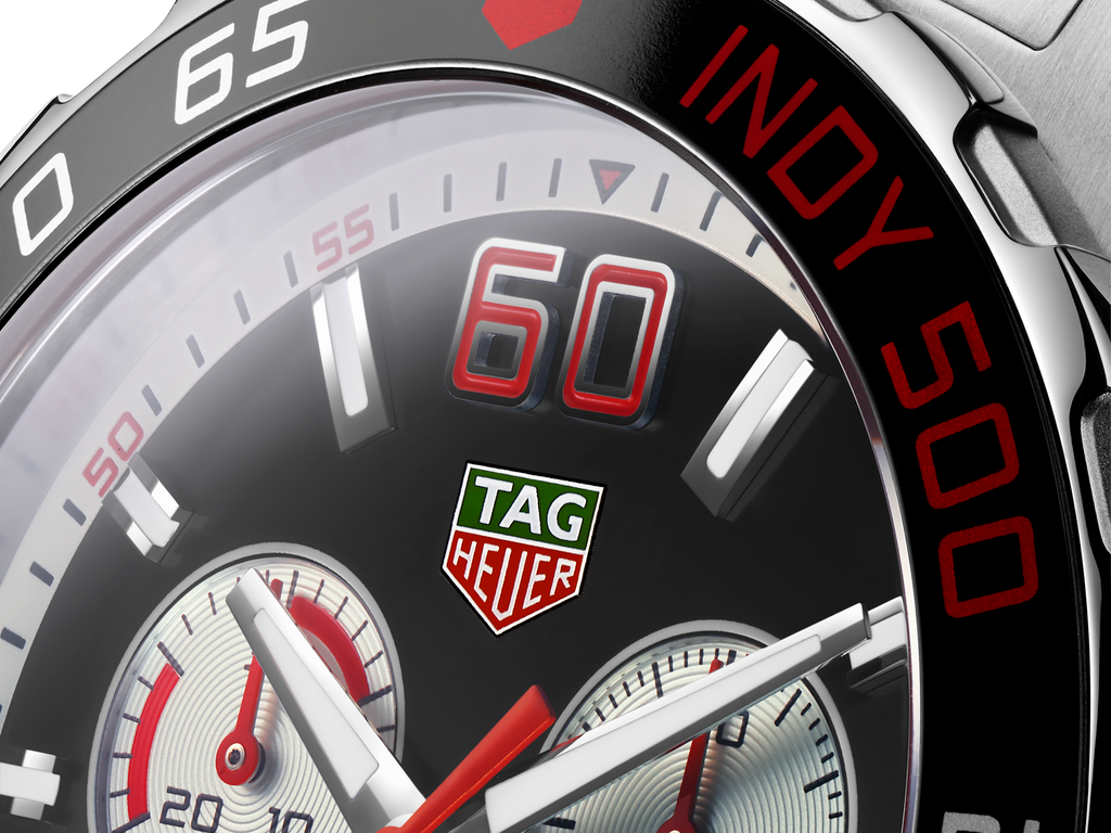 Tag Heuer Formula 1 Indy 500 Special Edition Black Dial Silver Steel Strap Watch for Men - CAZ101V.BA0842 Buy Now By Tag Heuer