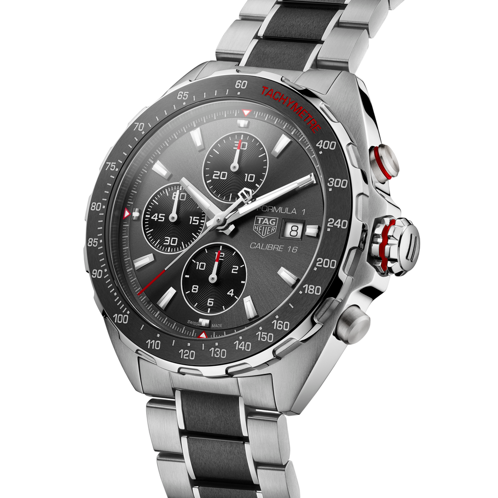 Tag Heuer Formula 1 Automatic Chronograph Grey Dial Two Tone Strap Watch for Men - CAZ2012.BA0970 Buy Now By Tag Heuer