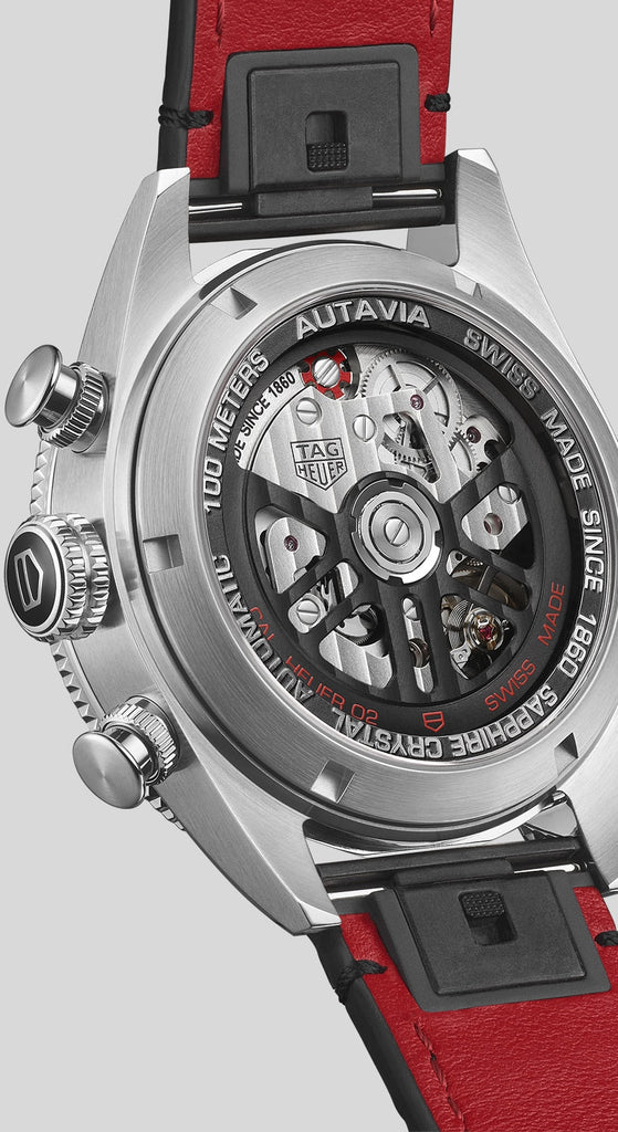 Tag Heuer Autavia Chronometer Flyback Automatic Chronograph Black Dial Black Leather Strap Watch for Men - CBE511A.FC8279 Buy Now By Tag Heuer