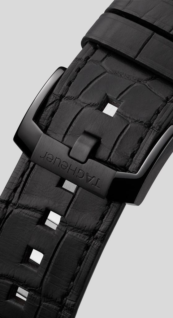 Tag Heuer Autavia Chronometer Flyback Chronograph Black Dial Black Leather Strap Watch for Men - CBE511C.FC8280 Buy Now By Tag Heuer