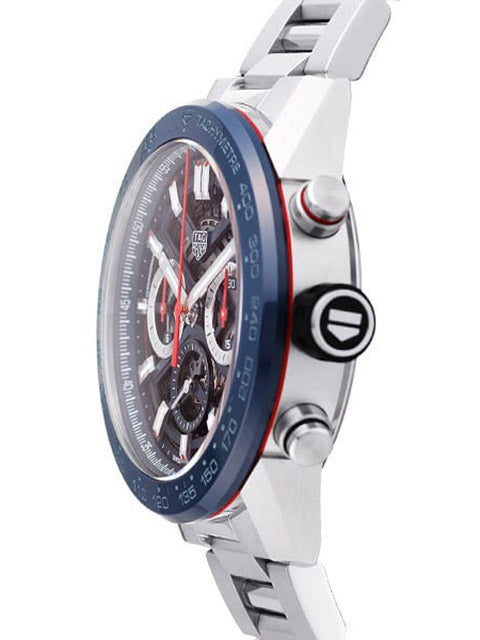 Tag Heuer Carrera Chronograph Blue Dial Silver Steel Strap Watch for Men - CBG2A11.BA0654 Buy Now By Tag Heuer