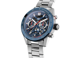 Tag Heuer Carrera Chronograph Blue Dial Silver Steel Strap Watch for Men - CBG2A11.BA0654 Buy Now By Tag Heuer
