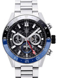 Tag Heuer Carrera Chronograph Blue Dial Silver Steel Strap Watch for Men - CBG2A1Z.BA0658 Buy Now By Tag Heuer