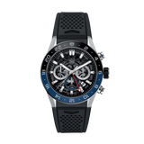 Tag Heuer Carrera Automatic Chronograph Steel & Ceramic Black Dial Black Rubber Strap Watch for Men - CBG2A1Z.FT6157 Buy Now By Tag Heuer