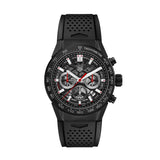 Tag Heuer Carrera Automatic Chronograph Black Dial Black Rubber Strap Watch for Men - CBG2A90.FT6173 Buy Now By Tag Heuer