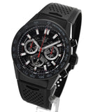 Tag Heuer Carrera Automatic Chronograph Black Dial Black Rubber Strap Watch for Men - CBG2A90.FT6173 Buy Now By Tag Heuer