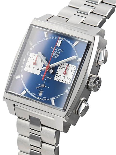 Tag Heuer Monaco Automatic Chronograph Blue Dial Silver Steel Strap Watch for Men - CBL2111.BA0644 Buy Now By Tag Heuer