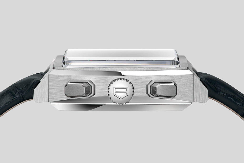 Tag Heuer Monaco Automatic Chronograph Black Dial Black Leather Strap Watch for Men - CBL2113.FC6177 Buy Now By Tag Heuer