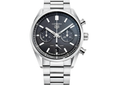 Tag Heuer Carrera Chronograph Black Dial Silver Steel Strap Watch for Men - CBN2010.BA0642 Buy Now By Tag Heuer