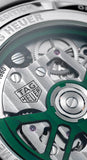 Tag Heuer Carrera Automatic Chronograph Limited Edition Green Dial Silver Steel Strap Watch for Men - CBN2014.EB0240 Buy Now By Tag Heuer