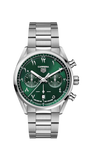 Tag Heuer Carrera Automatic Chronograph Limited Edition Green Dial Silver Steel Strap Watch for Men - CBN2014.EB0240 Buy Now By Tag Heuer