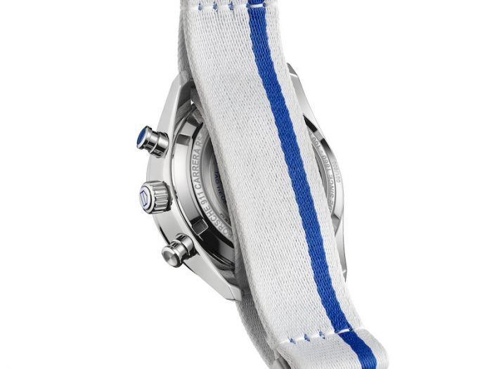 Tag Heuer Carrera Porsche RS 2.7 Automatic Chronograph White Dial White Nylon Strap Watch for Men - CBN2016.EB0275 Buy Now By Tag Heuer