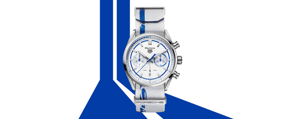 Tag Heuer Carrera Porsche RS 2.7 Automatic Chronograph White Dial White Nylon Strap Watch for Men - CBN2016.EB0275 Buy Now By Tag Heuer